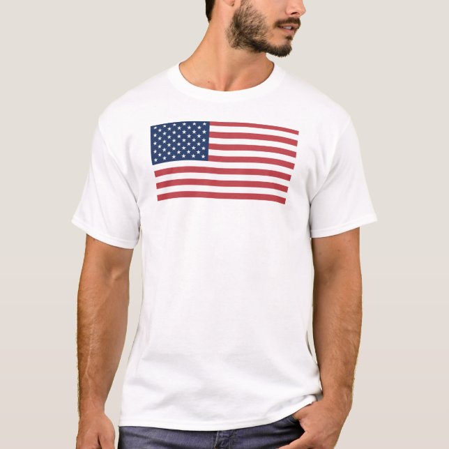 T-shirt Drapeau des États-Unis (Devant)