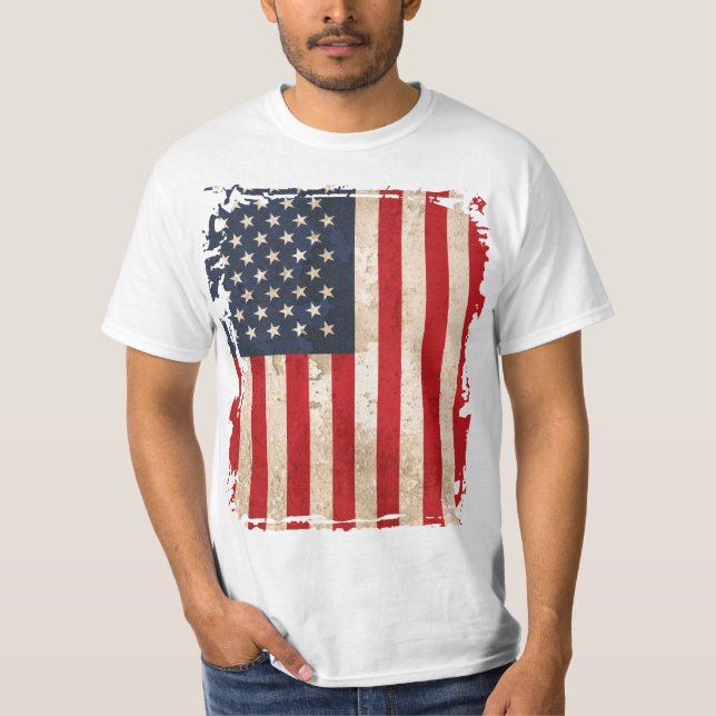 T-shirt Drapeau des États-Unis (Devant)