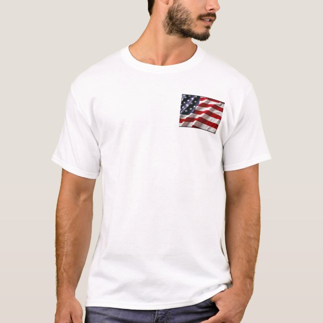 T-SHIRT DRAPEAU DES ETATS-UNIS (Devant)