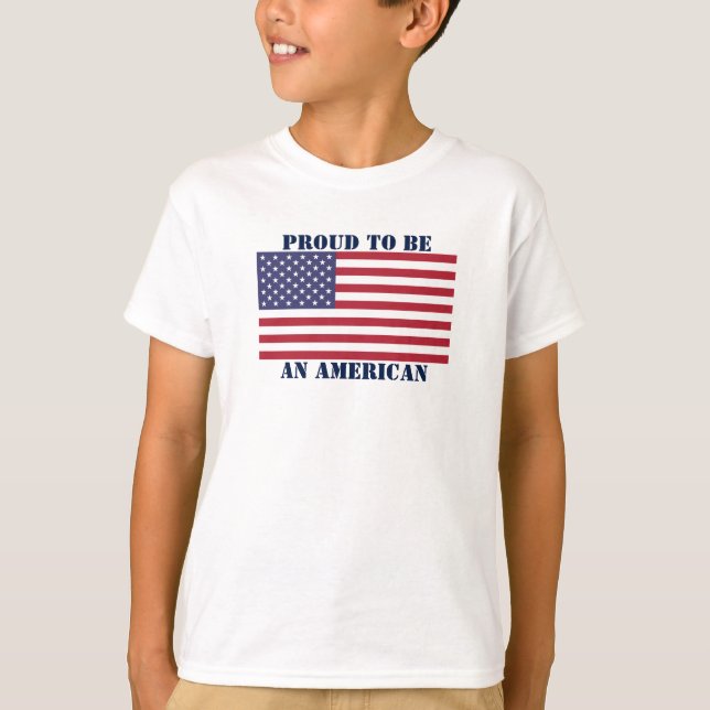 T-shirt Drapeau des États-Unis (Devant)