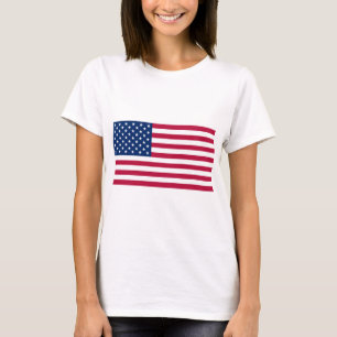 T-shirt Drapeau Des États-Unis D'Amérique
