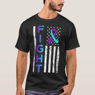 T-shirt Drapeau des États-Unis de lutte Bon suicide de sen