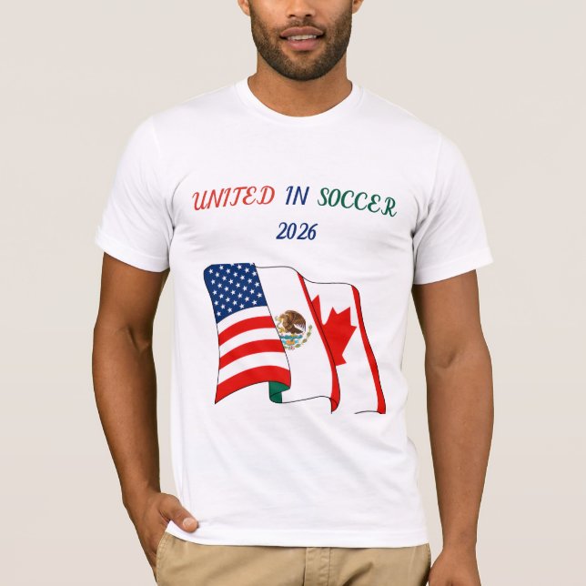 T-Shirt Drapeau des Hôtes de la Coupe du Monde de  (Devant)