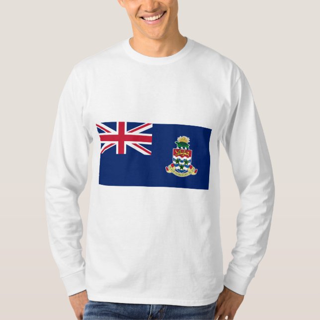 T-shirt Drapeau des îles Caïmans (Devant)
