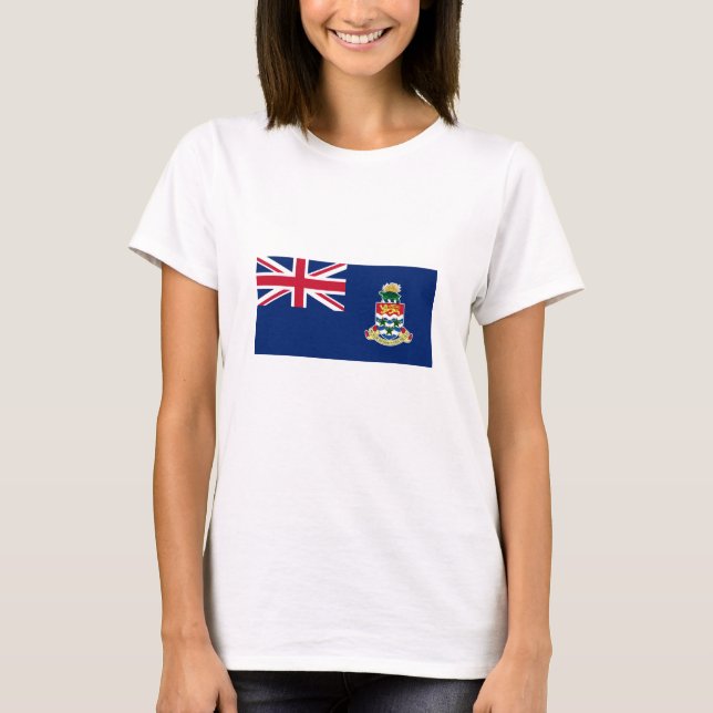 T-shirt Drapeau des îles Caïmans (Devant)