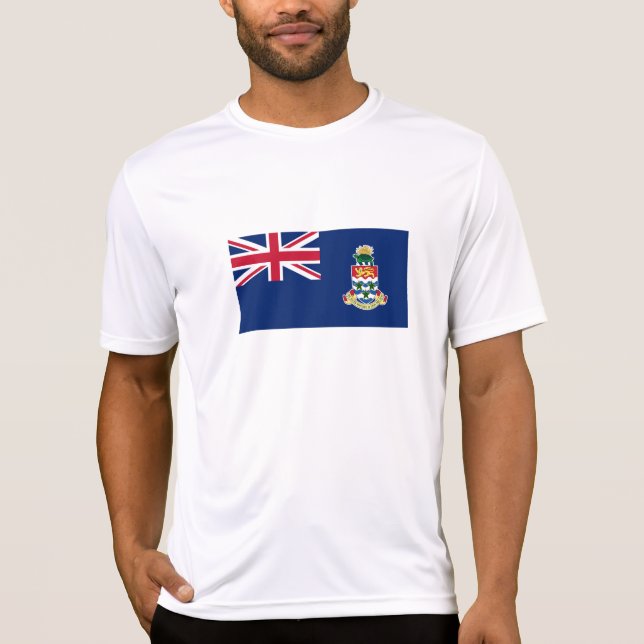 T-shirt Drapeau des îles Caïmans (Devant)