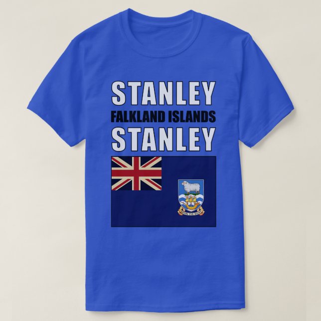 T-shirt Drapeau des îles Falkland (Design devant)