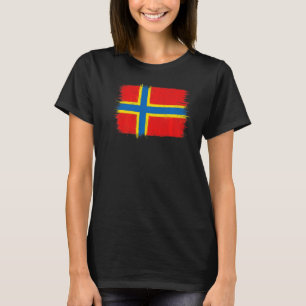 T-shirt Drapeau des îles Orkney St Magnusu2019 Croix-Orcad