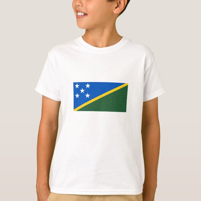 T-shirt Drapeau des Îles Salomon (Devant)