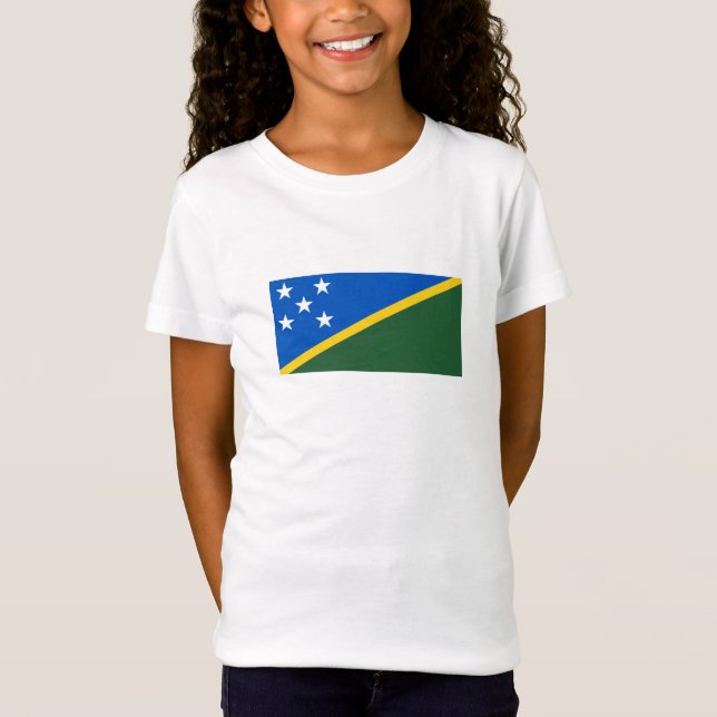 T-Shirt Drapeau des Îles Salomon (Devant)