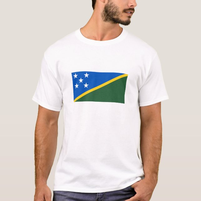 T-shirt Drapeau des Îles Salomon (Devant)
