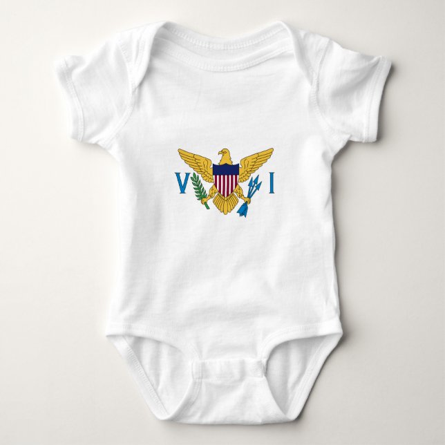 T-shirt Drapeau des îles Vierges américaines (Devant)
