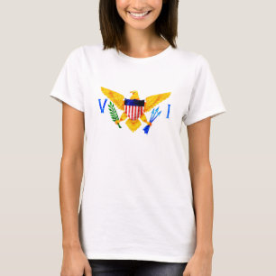 T-SHIRT DRAPEAU DES ÎLES VIERGES AMÉRICAINES