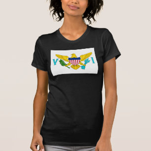 T-shirt Drapeau des îles Vierges américaines
