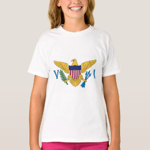 T-shirt Drapeau des îles Vierges américaines
