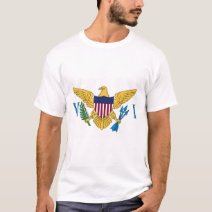 T-shirt Drapeau des îles Vierges américaines