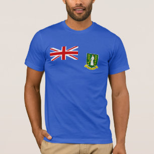 T-shirt Drapeau des îles Vierges britanniques
