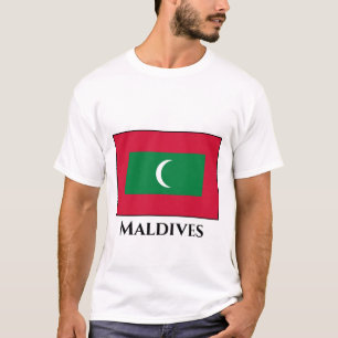 T-shirt Drapeau des Maldives