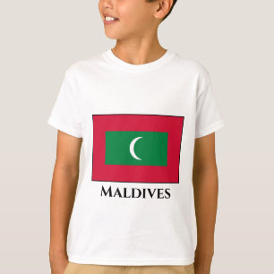 T-shirt Drapeau des Maldives