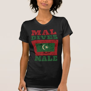 T-shirt Drapeau des Maldives