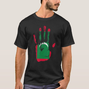 T-shirt Drapeau des Maldives Hommes Femmes Enfants