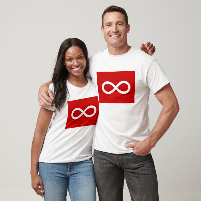 T-shirt Drapeau des Métis (Unisexe)