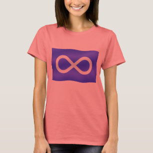 T-shirt Drapeau des Métis Femmes Tee Organic First Nation 