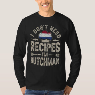 T-shirt Drapeau des Pays-Bas Fiers Hollandais Hommes & Fem