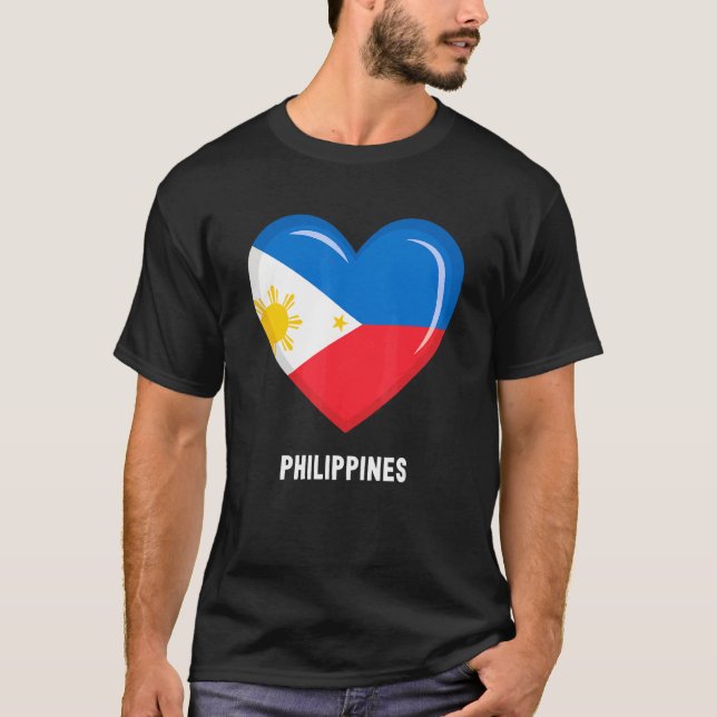 T-shirt Drapeau des Philippines (Devant)