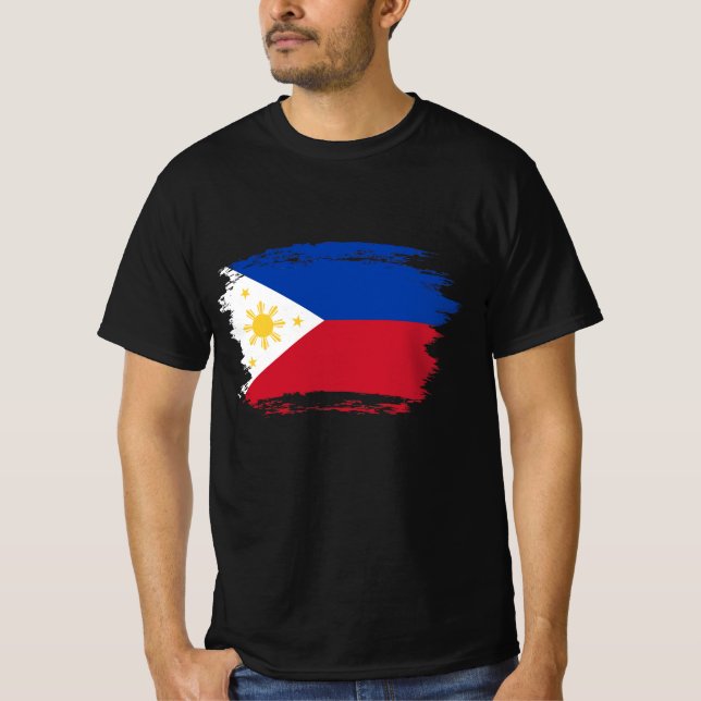 T-shirt drapeau des Philippines (Devant)