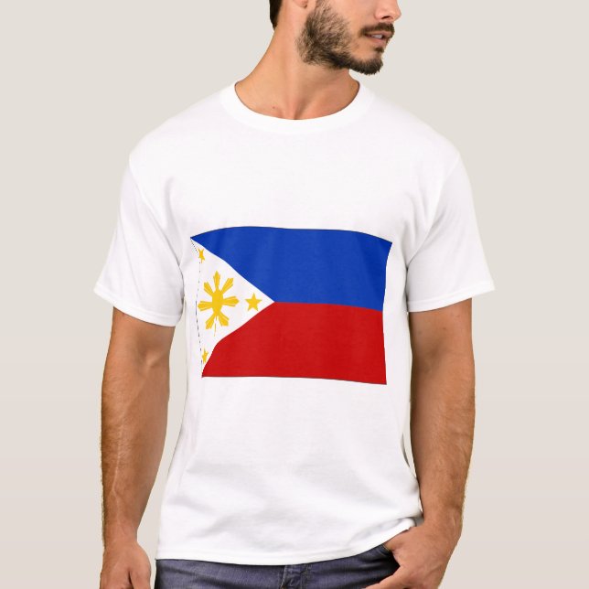 T-shirt Drapeau des Philippines (Devant)