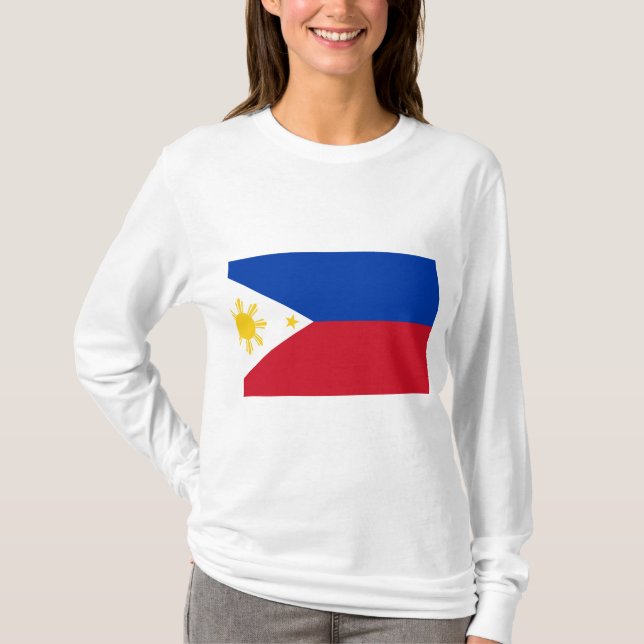 T-shirt Drapeau des Philippines (Devant)