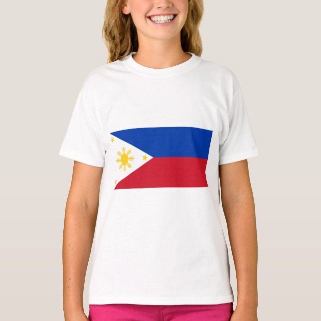 T-shirt Drapeau des Philippines (Devant)