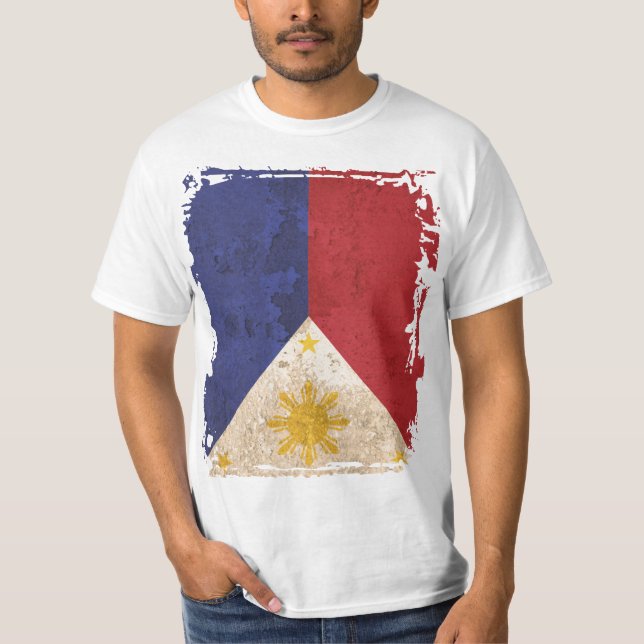 T-shirt Drapeau des Philippines (Devant)