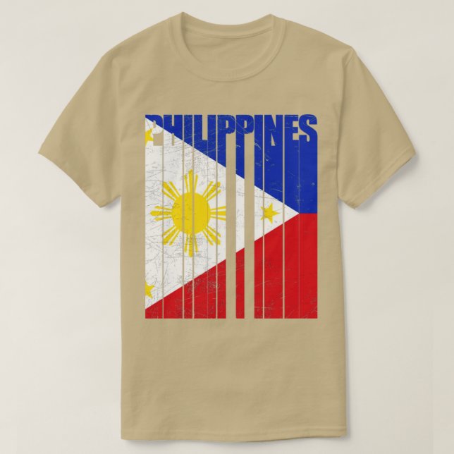 T-shirt Drapeau des Philippines1 (Design devant)