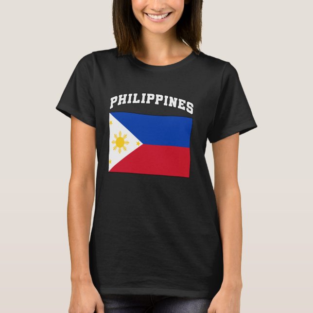 T-shirt Drapeau des Philippines Diaspora philippine Origin (Devant)