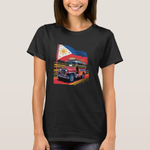 T-shirt Drapeau des Philippines Fier souvenir philippin Je