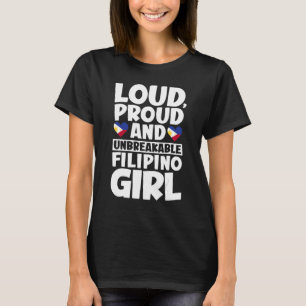 T-shirt Drapeau des Philippines Fiers Philipinos Hommes &