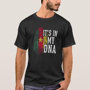 T-shirt Drapeau des racines du patrimoine camerounais ADN
