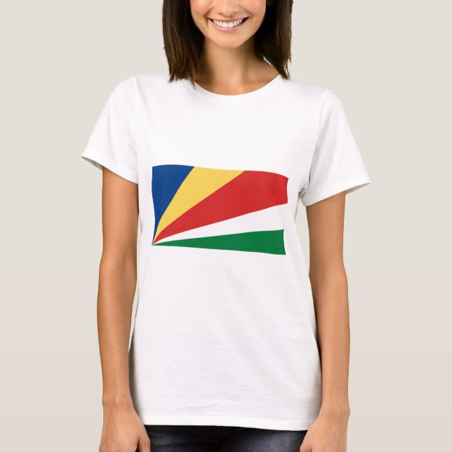 T-shirt Drapeau des Seychelles (Devant)