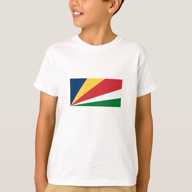T-shirt Drapeau des Seychelles (Devant)