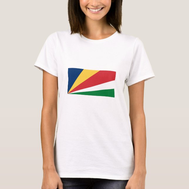 T-shirt Drapeau des Seychelles (Devant)