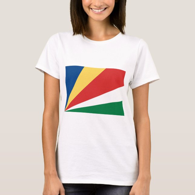 T-shirt Drapeau des Seychelles (Devant)