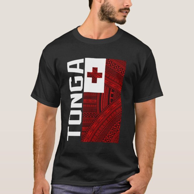 T-shirt Drapeau des Tonga (Devant)