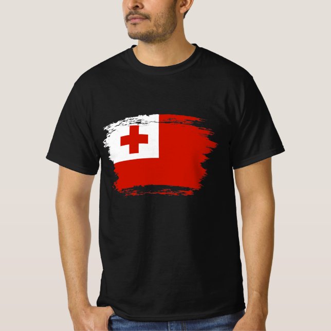 T-shirt Drapeau des Tonga (Devant)