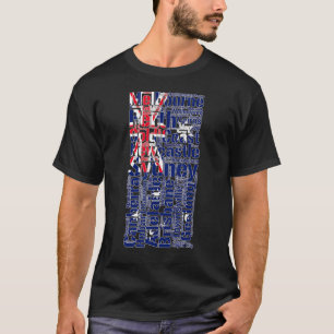 T-shirt Drapeau des villes australiennes Racines australie