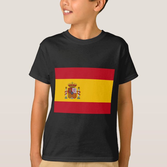 T-shirt drapeau d'espagne (Devant)