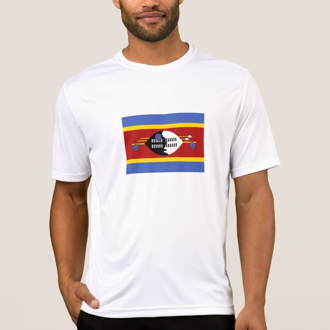 T-shirt Drapeau d'Eswatini (Devant)