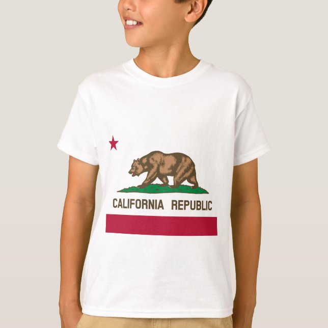 T-shirt Drapeau d'État de Californie (Devant)