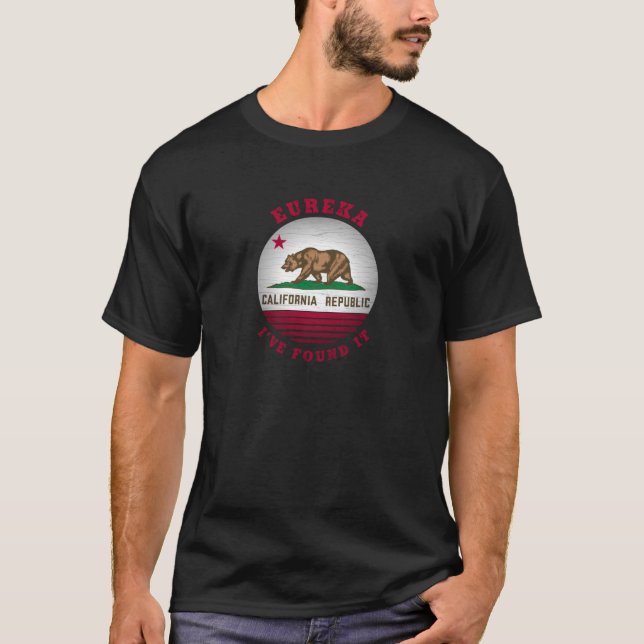 T-SHIRT DRAPEAU D'ÉTAT DE CALIFORNIE EUREKA (Devant)